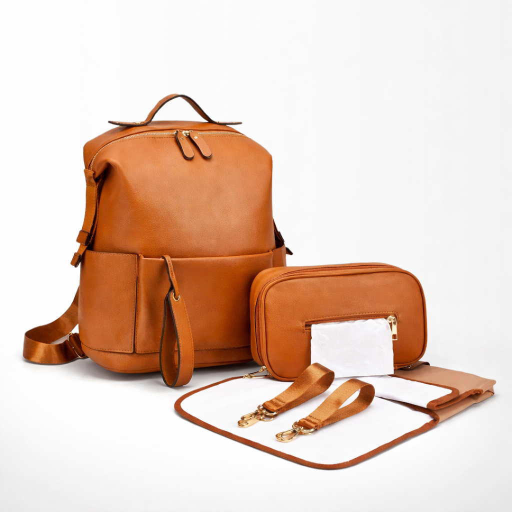 Lumi diaper bag pocket detail — NAEVII